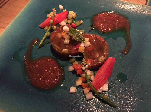 Okinawan seaweed tofu at Ukishima Garden in Naha