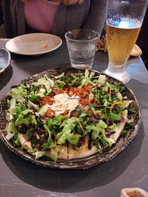 Taco Rice Pizza at Ukishima Garden at Ukishima Garden in Naha