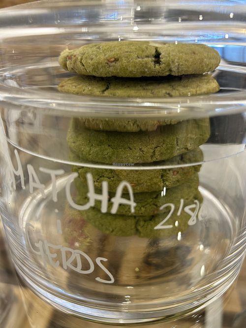 Matcha cookies   at Tonka Pastisseria Vegana in Barcelona