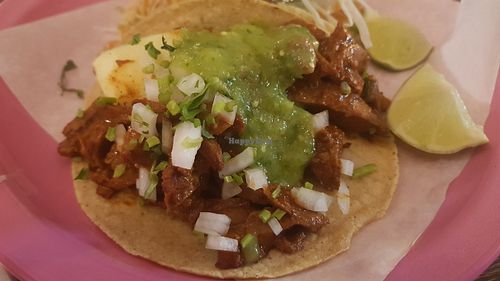 Chorizo rojo taco at Cantina in Newcastle Upon Tyne