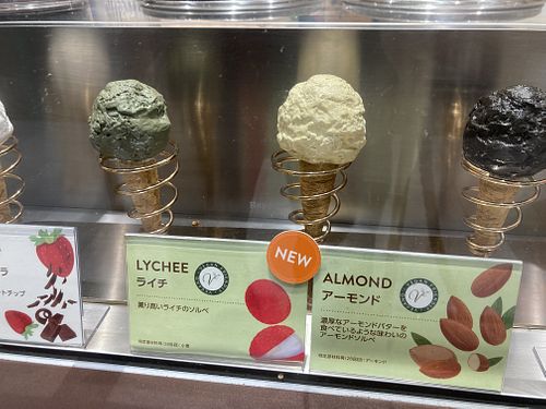 More veg flavors  at Venchi Ginza Store in Tokyo