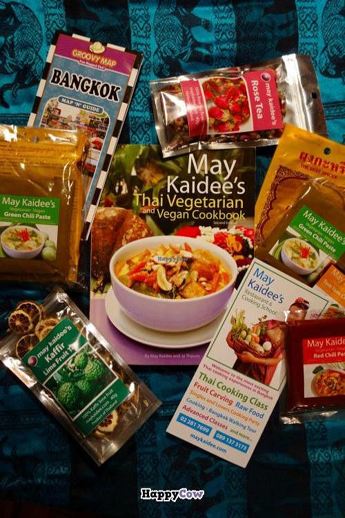 Souvenirs from Bangkok... at May Kaidee's Vegetarian Restaurant - Samsen in Bangkok