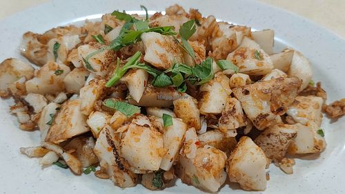 white carrot cake without eggs at Xin En Vegetarian Food - 欣恩素食缘 in West Singapore