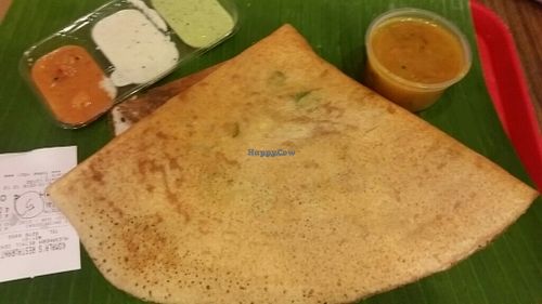 Onion thosai at Komala's Restaurant - ARC in Central Singapore