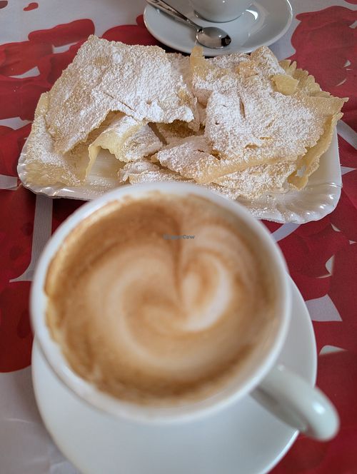 "Freppe", a carnival speciality. at Cavaliere Caffe in Rome