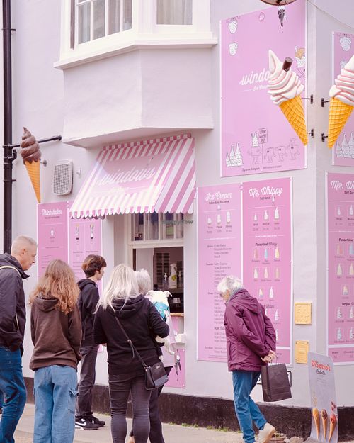 Windows Ice Cream Shop Cromer at Windows Ice Cream in Cromer