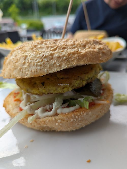 Vegan Burger at Spaso's BBQ in St Johann Im Pongau