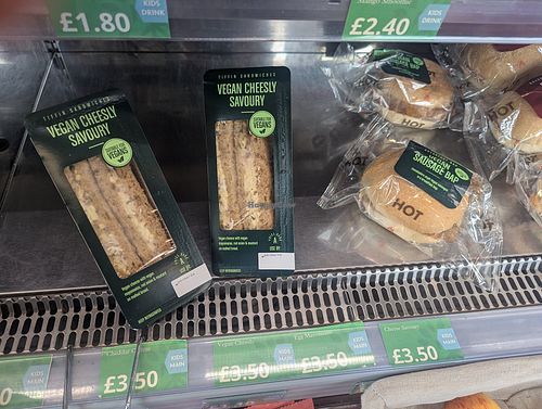 Vegan sandwiches at Sherwood Forest Visitor Centre Cafe in Mansfield
