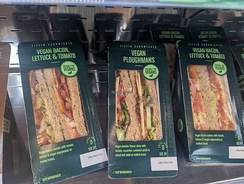 Vegan sandwiches at Sherwood Forest Visitor Centre Cafe in Mansfield