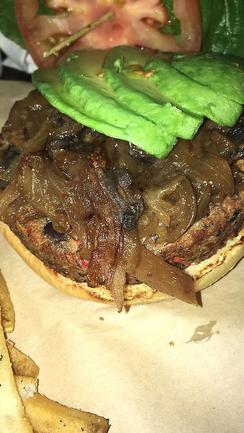 Very veggie burger at Whiskey Tango in Hollywood