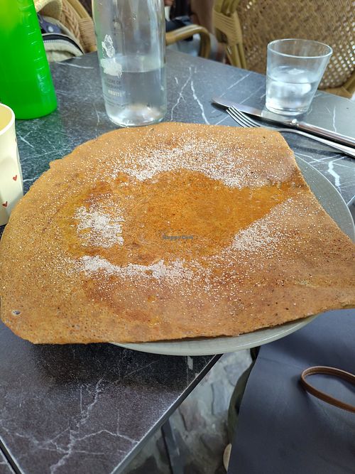 Lemon and sugar at Crêperie Sainte Croix in Nantes