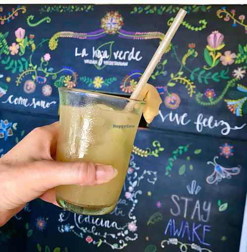 Lemonade at La Hoja Verde in Tulum
