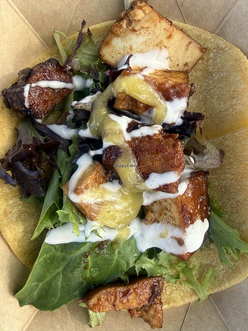 Bbq tofu taco  at The Creole Vegan - Pop-up in Denver