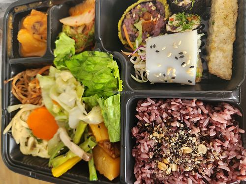 Full sized lunch box at OBOK Veggie - Nhà hàng chay Hàn Quốc  in Hanoi
