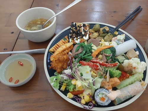 Buffet at Ture Soha Vegan - Quán Buffet Chay in Hanoi