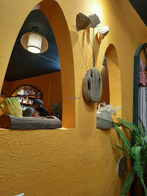 Nice decor at Mây Vegan - Cùng mình ăn chay in Hanoi