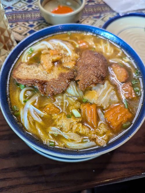 Phở sốt vang at Mây Vegan - Cùng mình ăn chay in Hanoi