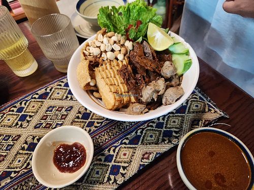 Cao lầu Hội An at Mây Vegan - Cùng mình ăn chay in Hanoi
