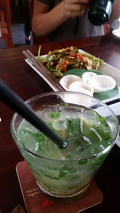 Ginger mojito at Hum Vegetarian - District 3 in Ho Chi Minh City