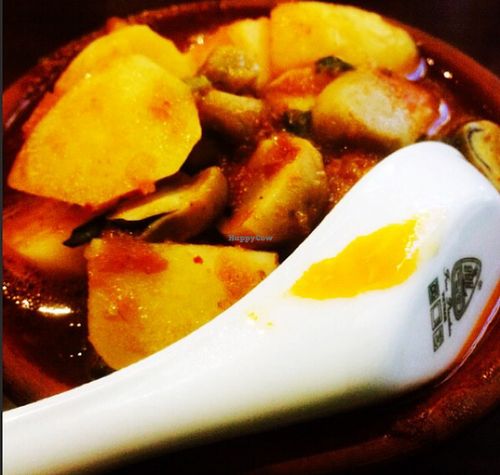 Jicama Coconut Clay Pot!  at Hum Vegetarian - District 3 in Ho Chi Minh City