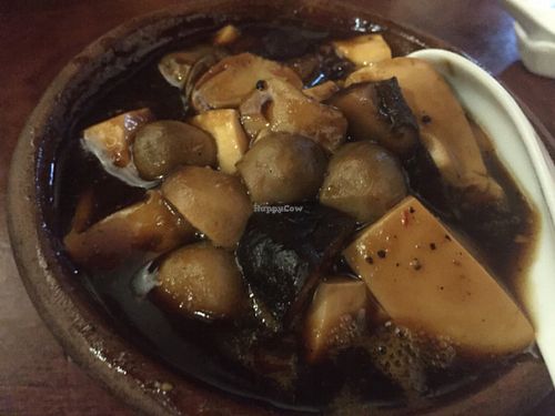 mushroom and tofu stew, vegan at Hum Vegetarian - District 3 in Ho Chi Minh City