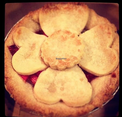 Strawberry Rhubarb mini pie - @ $4.00 at Bragg's Factory Diner in Phoenix