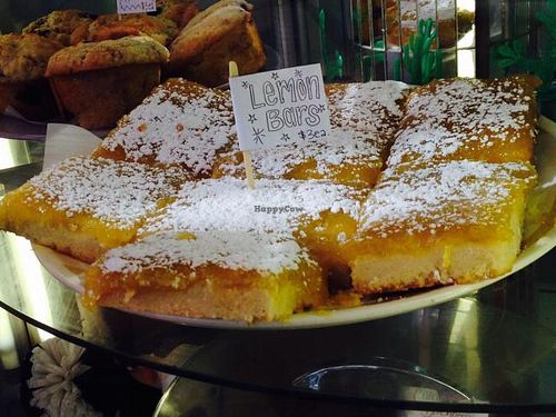 vegan Lemon Bars! at Bragg's Factory Diner in Phoenix