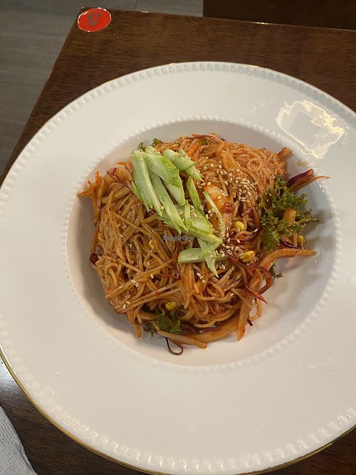 Cold spicy noodles  at Vegan Kitchen - 비건 키친 in Seoul