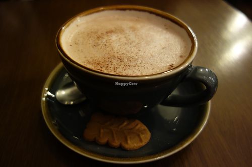 hot chocolate (vegan) at caffeo in Saarbrucken