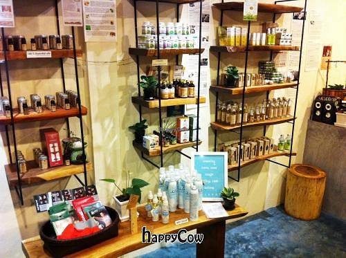 Left corner at Samui Health Shop by Lamphu in Koh Samui