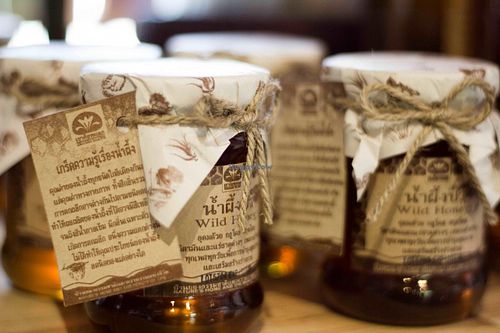Wild honey collected by Hill tribe at Samui Health Shop by Lamphu in Koh Samui