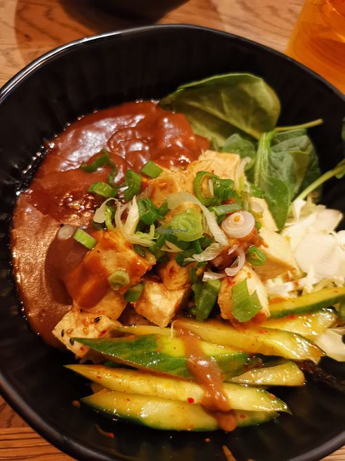 Korean BBQ tofu at Berns Asiatiska in Stockholm