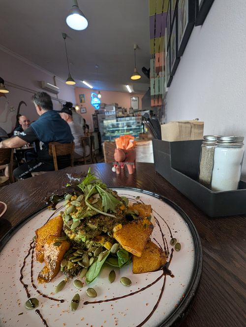 Broccoli stack at Toa Beans in Bassendean