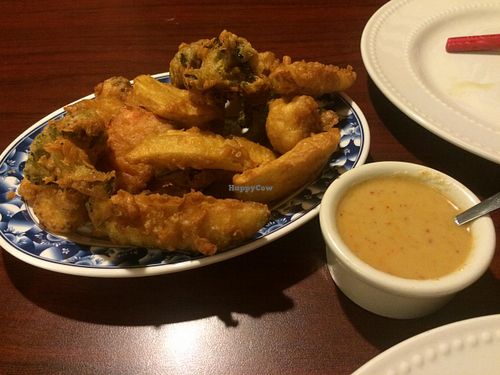 Veggie pakora (vegan) at House of Tibet in Salt Lake City