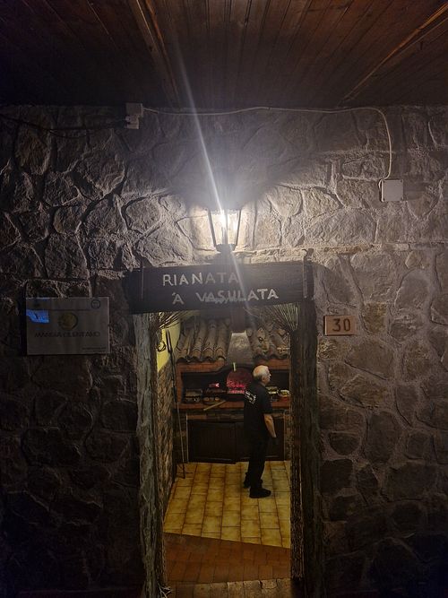 Restaurant at Rianata 'a vasulata in Camerota