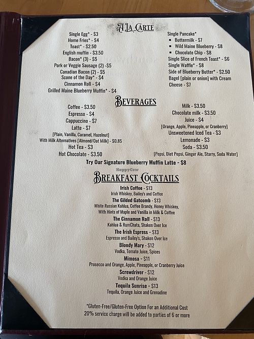   at Looking Glass Restaurant in Bar Harbor