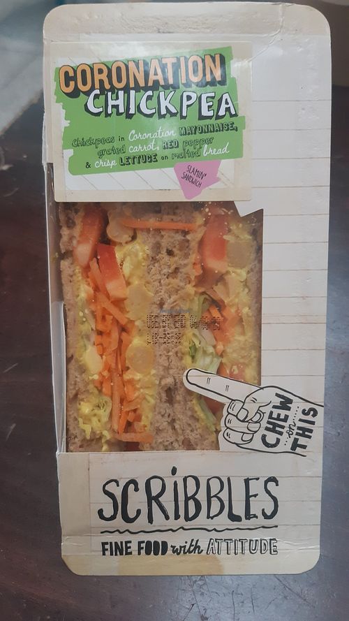 not clearly labelled coronation chickpea - at DUB - Cafe Bar - T2 in Dublin