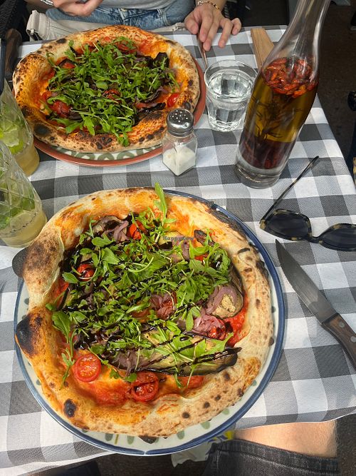 pizza vegan  at Le Conti in Bastia