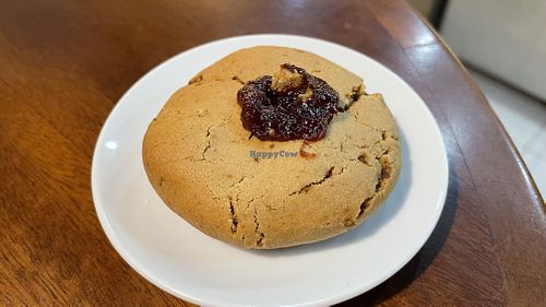 Delicious guava vegan cookie  at Fazenda Paradiso Café in Rio De Janeiro