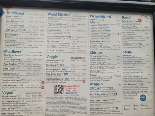 Menu at Domino's Pizza - City Ost in Dortmund