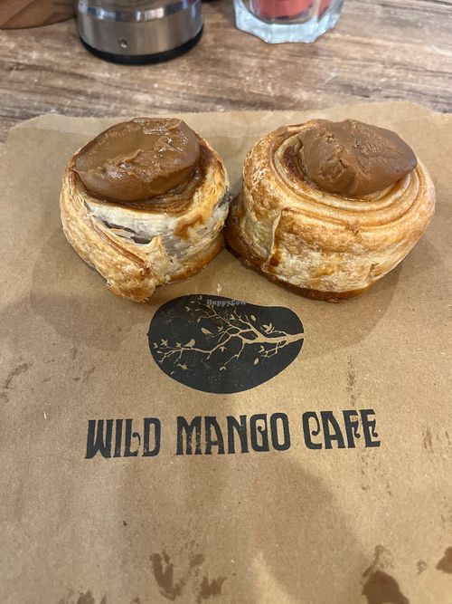 Biscoff scroll   at Wild Mango Cafe in Kununurra