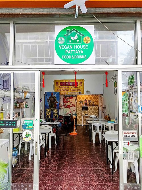 Entrance at Vegan House Pattaya in Pattaya