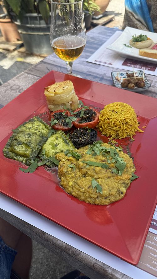 Vegetarian Fan  at L'Éventail in Marseillan