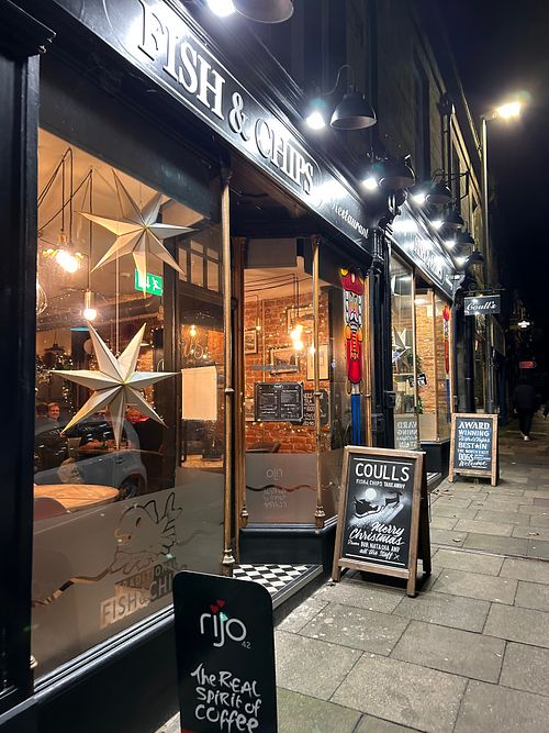 Exterior  at Coulls Fish Restaurant in Berwick Upon Tweed