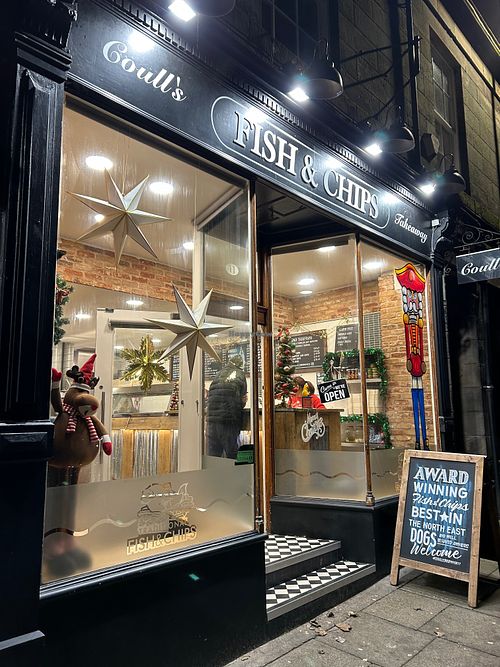 Exterior  at Coulls Fish Restaurant in Berwick Upon Tweed