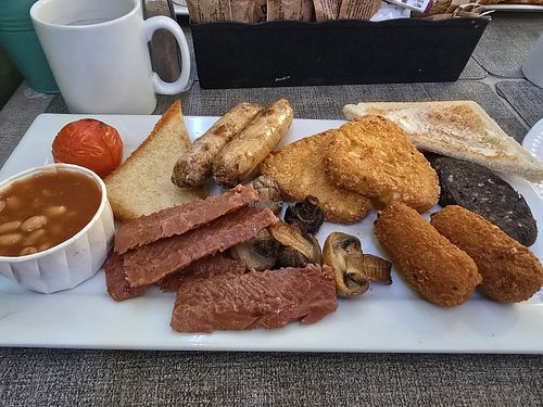 Vegan breaky £9.95 at Cafe 25 in Blackpool
