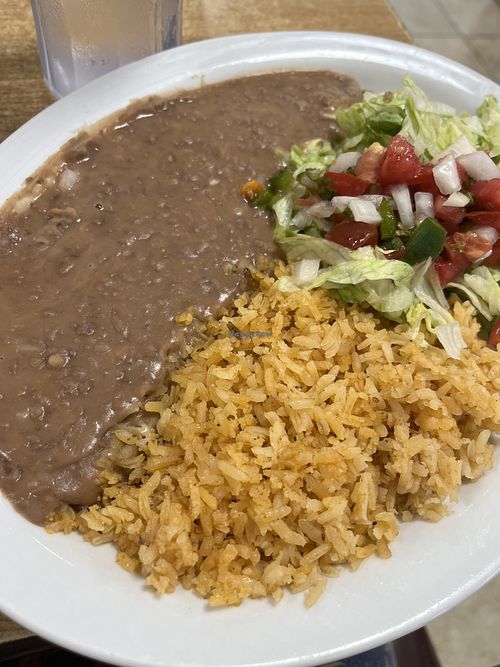 Salad plate for fajitas  at La Esperanza in Tazewell