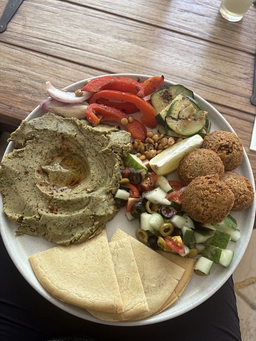 Mediterranean Platter  at Grain Alley Cafe in Malang
