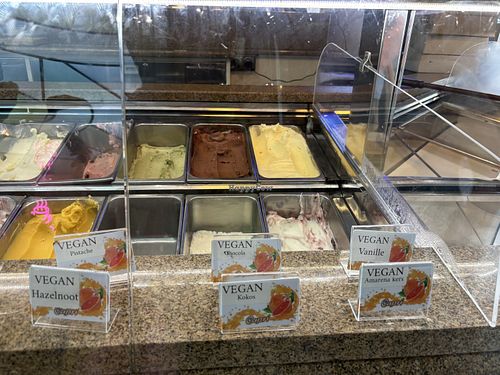 5 of the 6 vegan options available.  at Capri  in Rotterdam