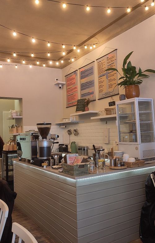 Coffee kitchen at Vegan Vibes in Berlin